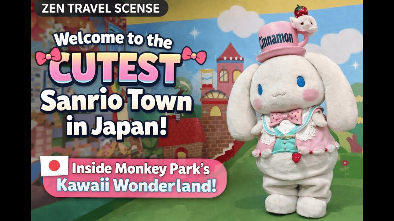 Japan Monkey ParkSanrio Characters Cute Town