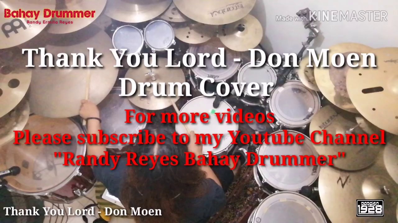 Thank You Lord - Don Moen (Drum Cover)
