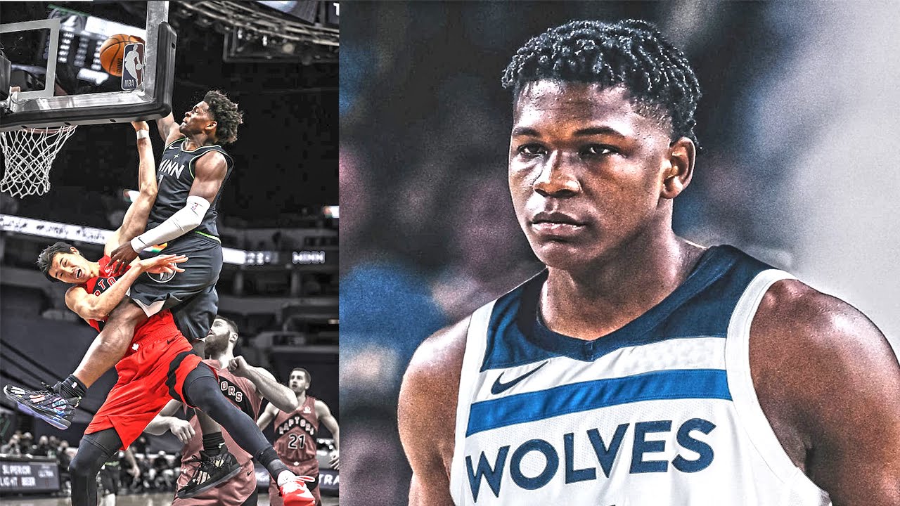 Every Anthony Edwards Dunk From His Rookie 2020-2021 Season