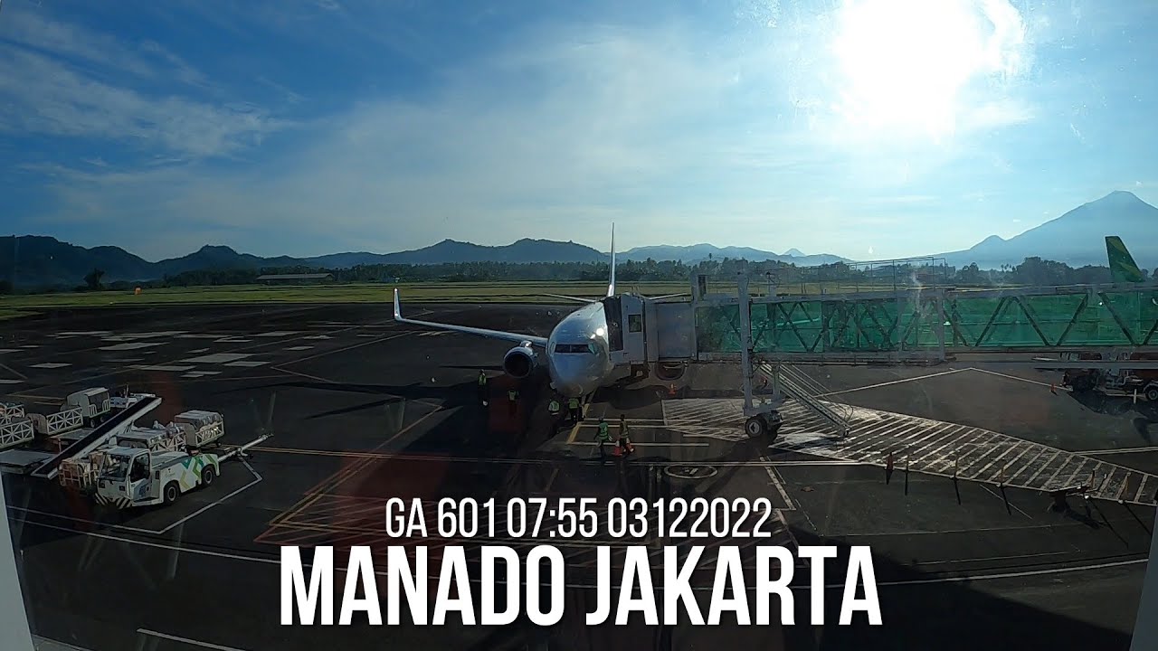 Manado Jakarta GA 601 Naik Pesawat Elit Indonesia