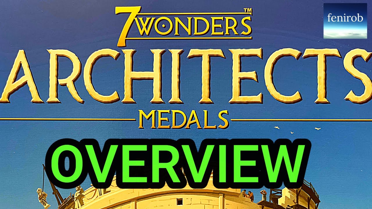 7 Wonders Architects Board Game | Medals Expansion Overview