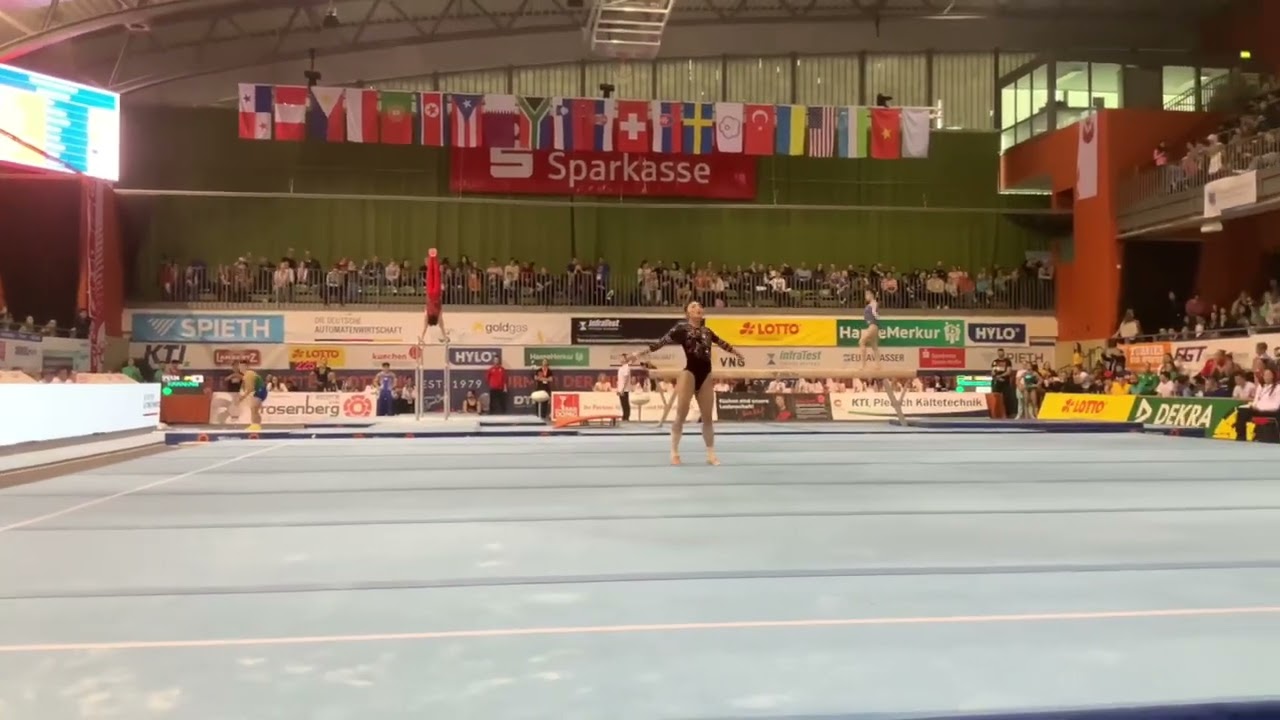 2024 德國科特布斯 麥劉湘涵 地板預賽 Cottbus Artistic Gymnastics Apparatus World  Floor Hsiang Han MAI LIU