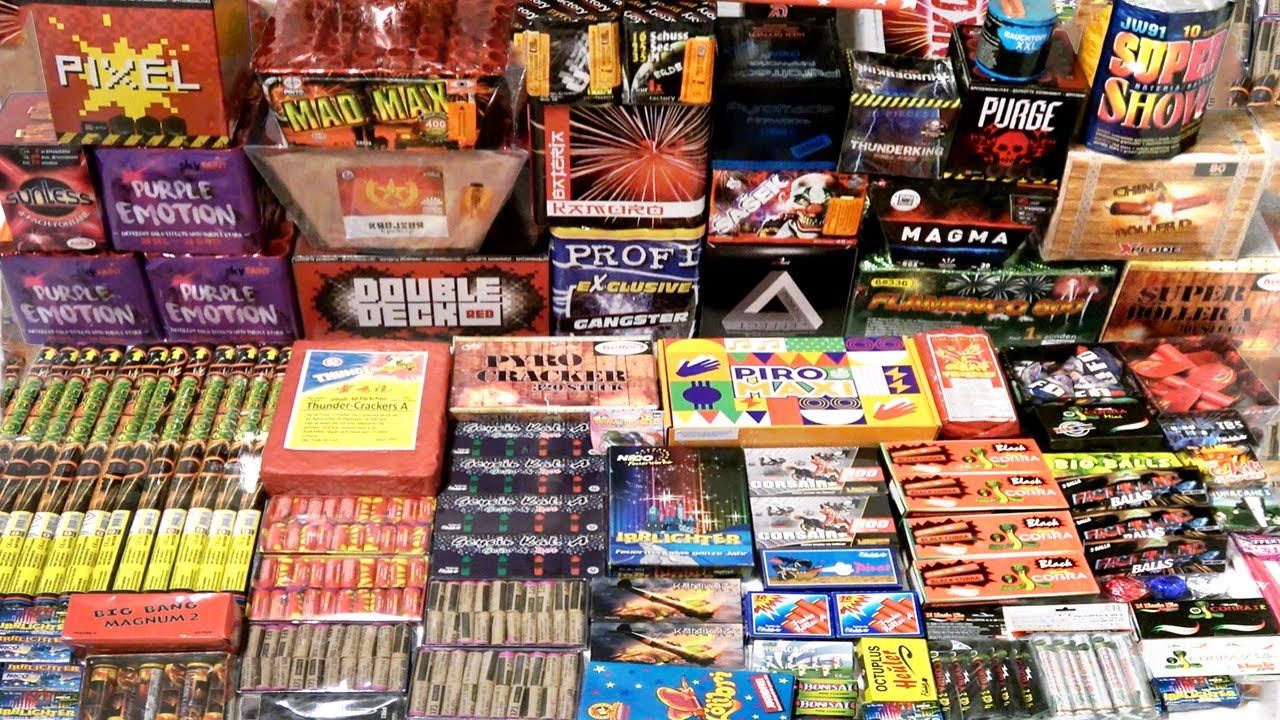 Mein Feuerwerk Einkauf aus Österreich 2018-19 Rocket Rooney, Feuerwerkdiskont, Activa, Ennsfireworks