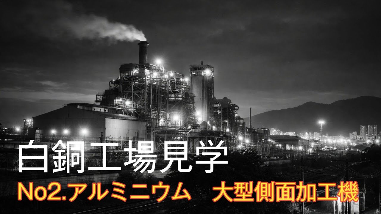 白銅工場の音　No2.アルミニウム　大型側面加工機