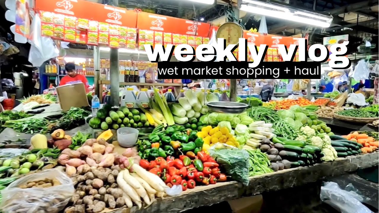 Farmers Market Food Shopping, Bustling Wet Market + Palengke Haul | CnV Lifestyle