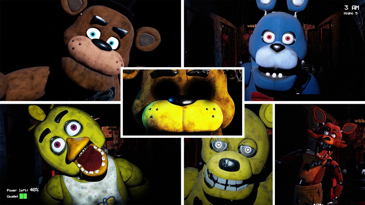 FNAF Jumpscares: Movie Design Animatronics