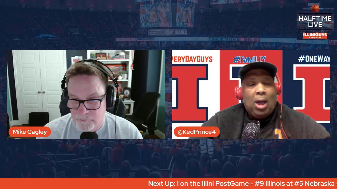 IlliniGuys Halftime LIVE - #9 Illinois at #5 Nebraska