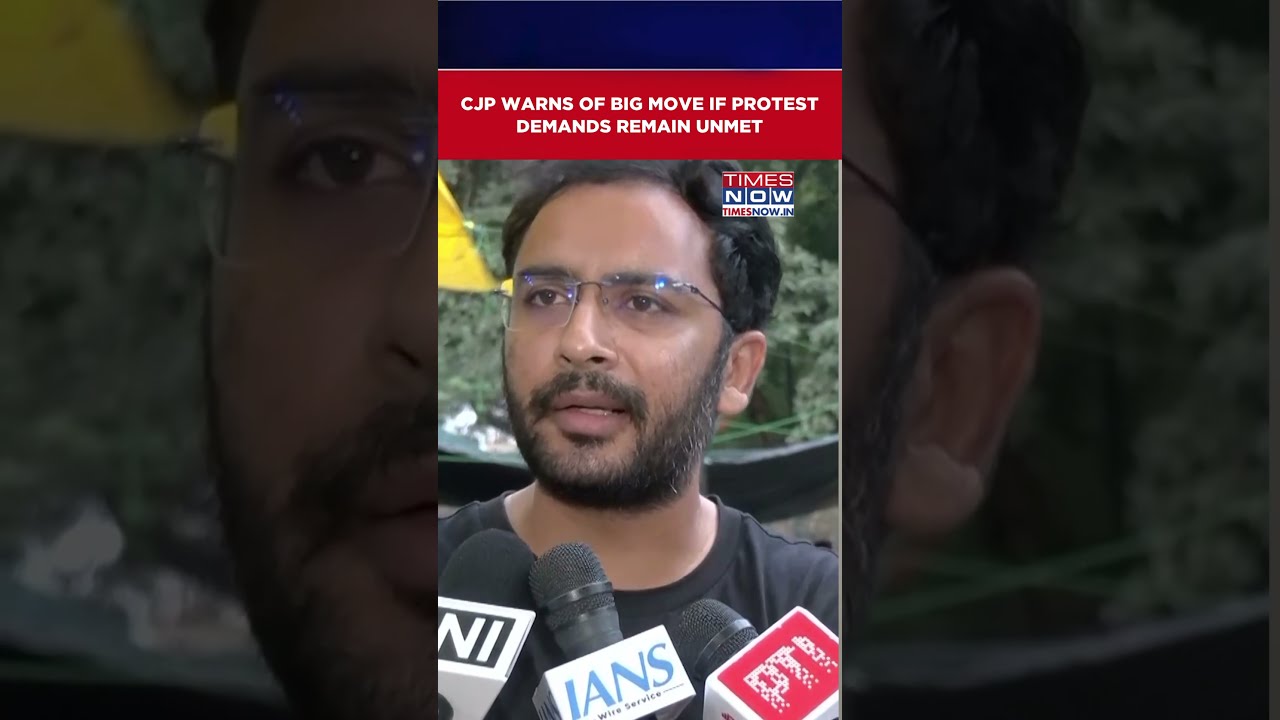CJP Spokesperson Ashutosh Ranka Warns Of Big Move If Protest Demands Remain Unmet #shorts