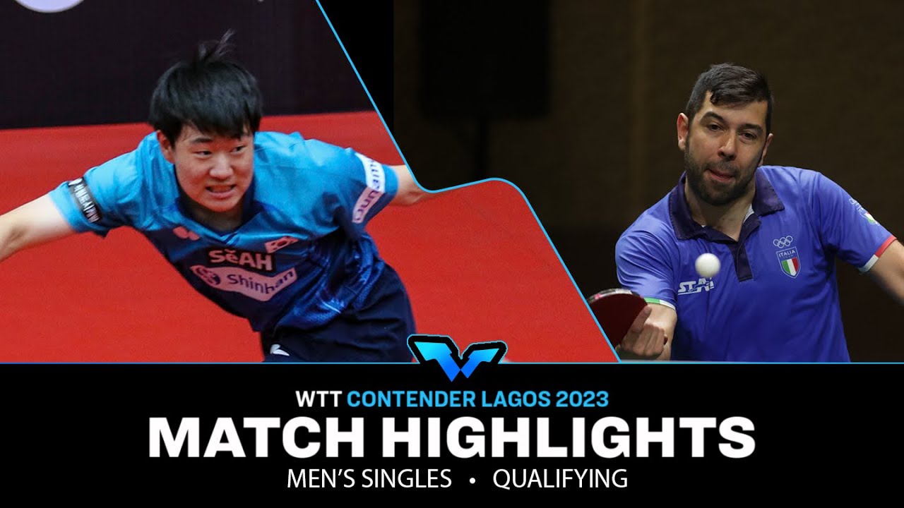Oh Junsung vs Niagol Stoyanov  | MS Qual | WTT Contender Lagos 2023