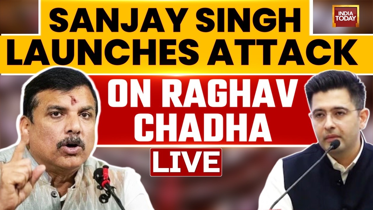 AAP Press Conference LIVE: Sanjay Singh Presser After Raghav Chadha Quits AAP | BJP vs AAP