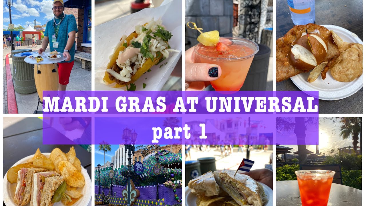 Trying All The Food at Universals Mardi Gras