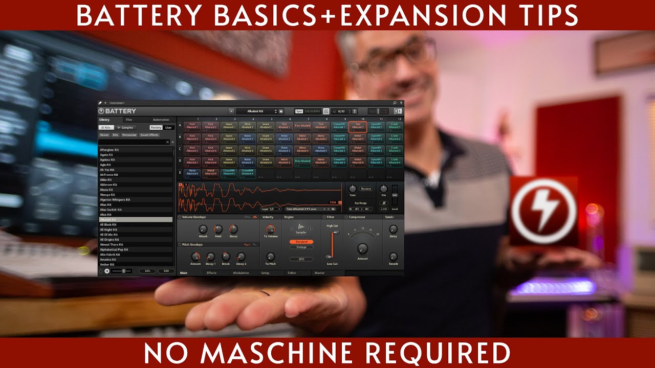 Native Instruments Battery 4: Основы + использование расширений 2021!