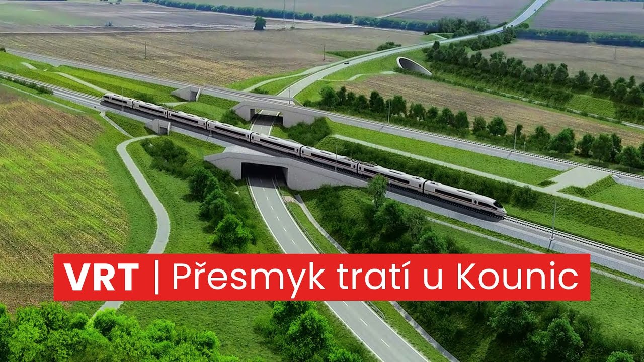 VRT | Přesmyk trat&iacute; u Kounic