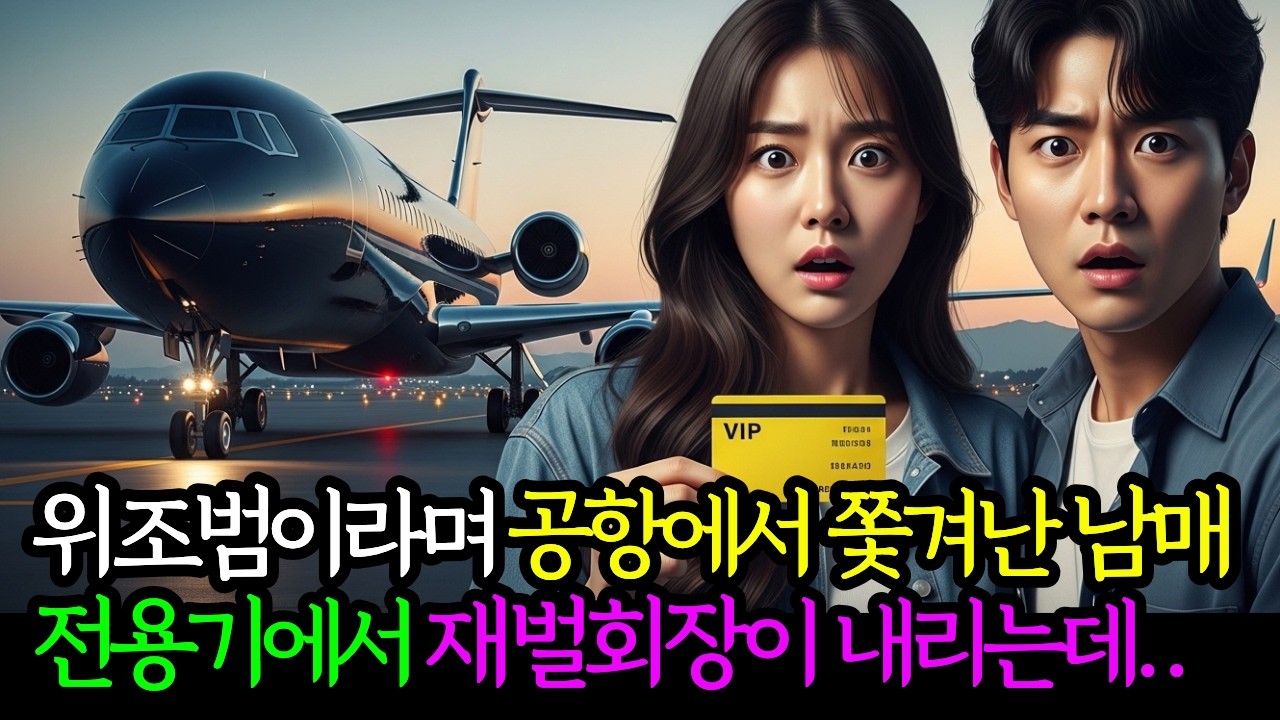 위조범이라며 공항에서 쫓겨난 남매, 그 순간 전용기에서 재벌회장이 내렸다..!! 노후사연ㅣ백만장자스토리 | 감동사연ㅣ사연라디오 | 인생사연| 오디오북