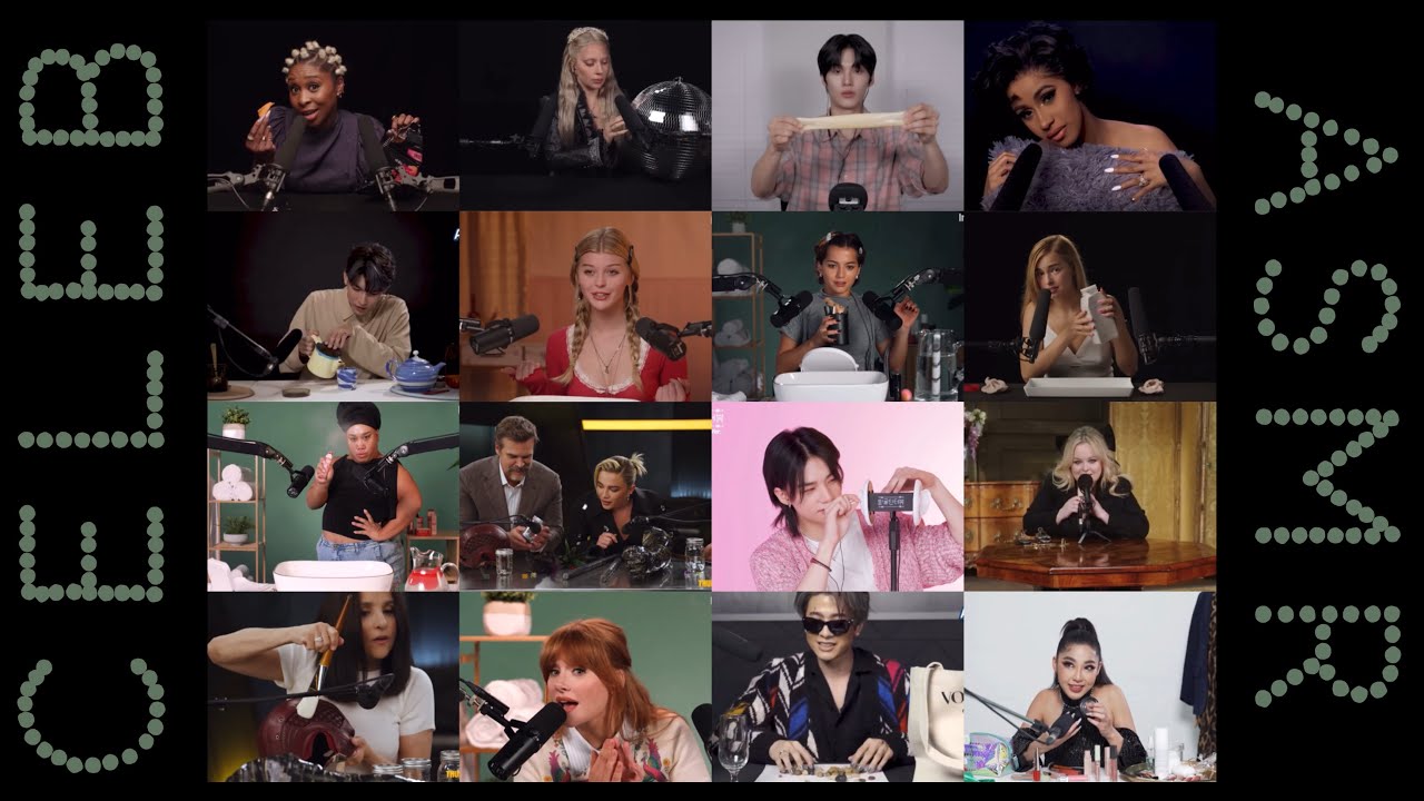 THE BEST CELEBRITY ASMR - W Magazine, InStyle, Netflix, & More 