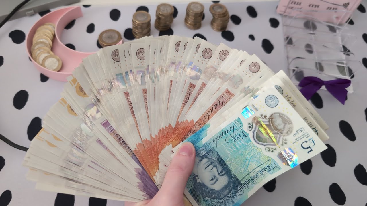Money Tin Opening! UK Budget. Savings Challenges.