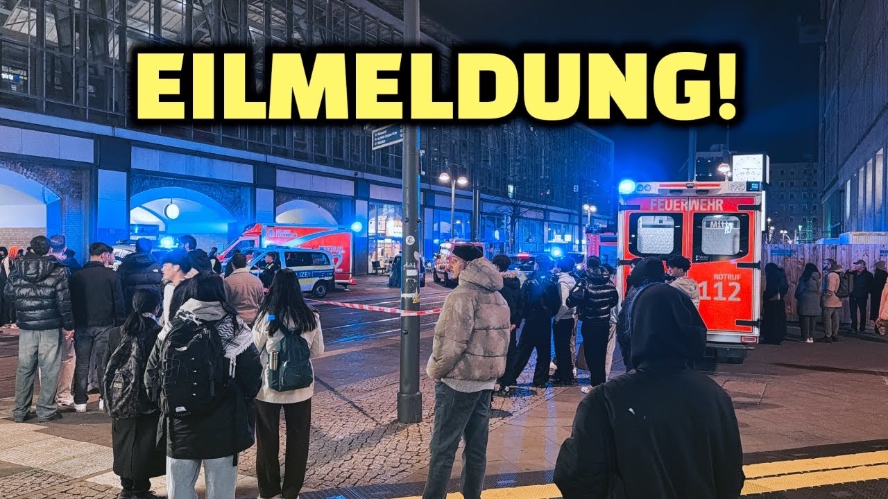 Berlin wird zu gef&auml;hrlich! 😱🔥 Polizeieinsatz am Alexanderplatz!
