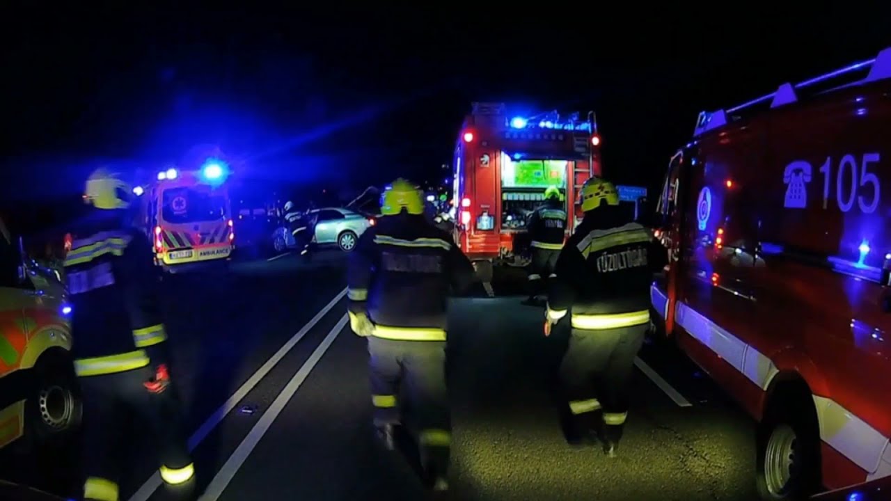 Így vonulnak a pécsi tűzoltók
