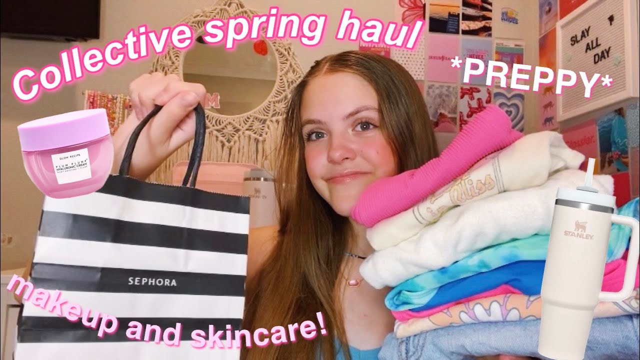 Huge *preppy* collective spring haul! 💓⚡️ // Mia Elizabeth