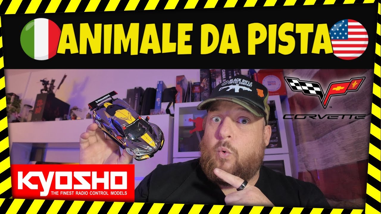 🚦HO PROVATO LA 🏎️KYOSHO Mini-Z MR04 CORVETTE C8.R Cromo 20° Anniversario🏎️