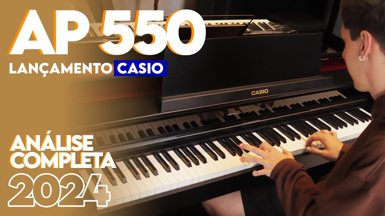 PIANO DIGITAL CASIO CELVIANO AP-550 LANÇAMENTO 2024
