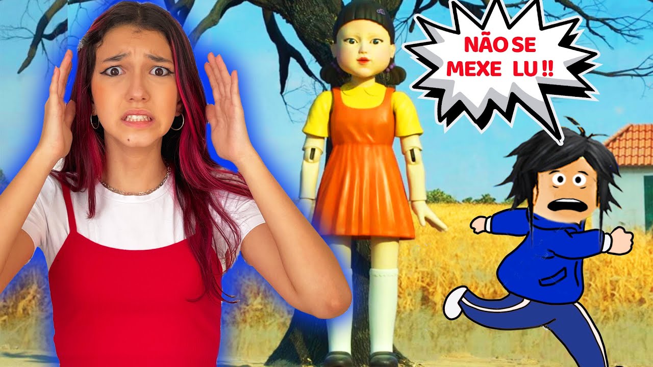 Roblox - SOBREVIVENDO AO JOGO BATATINHA FRITA 1 2 3 ROUND 6 (Hexa Game) Luluca Games