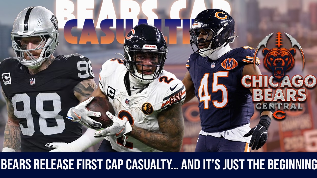 Bears Release First Cap Casualty… And It’s Just The Beginning | Maxx Crosby Dreams vs. Cap Reality 😳
