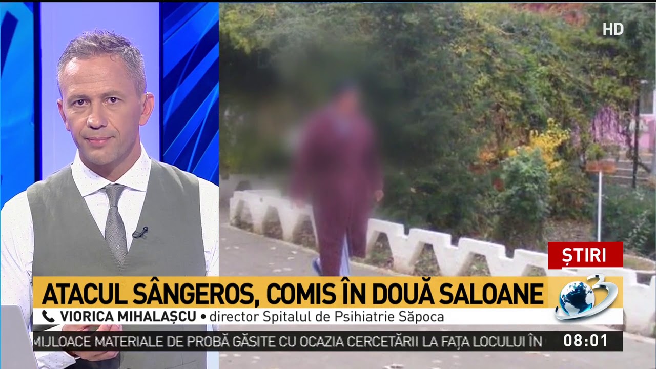 Carnagiu la Spitalul Săpoca, din Buzău. Un bărbat a ucis patru pacienți și a rănit alți nouă