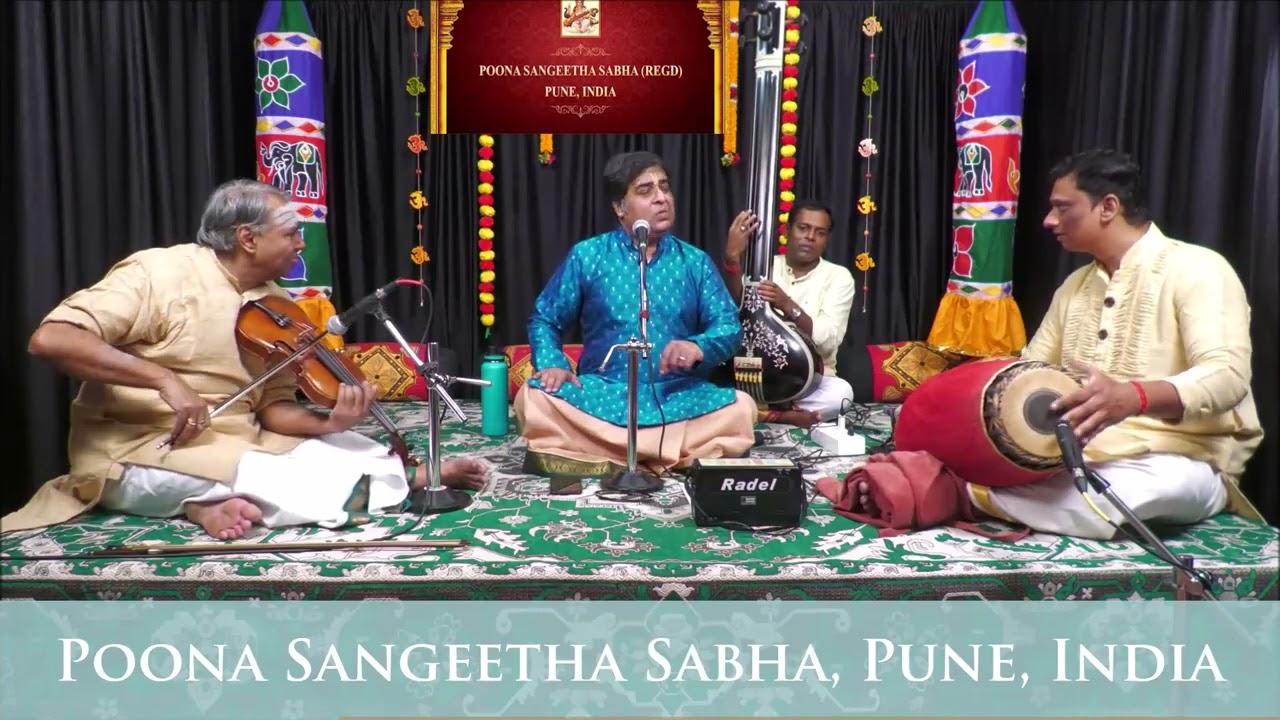 Poona Sangeetha Sabha, Pune Presents A Carnatic Vocal Concert By Thiruvarur S. Girish