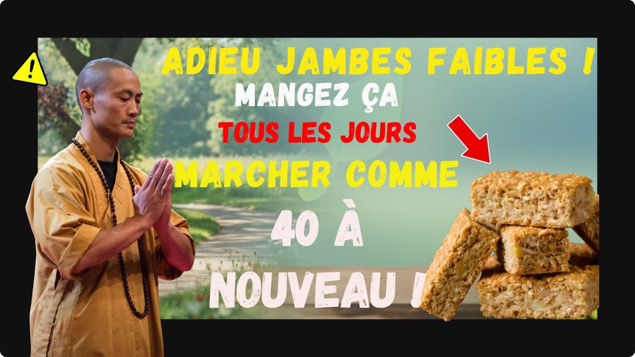 Vous voulez des jambes PLUS FORTES, même à 90 ans ? Mangez CELA tous les jours | Shi Heng Yi