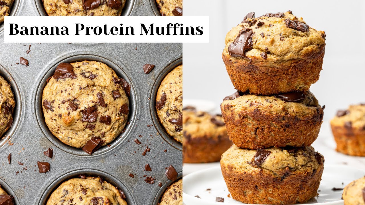 Banana Protein Muffins (One Bowl)