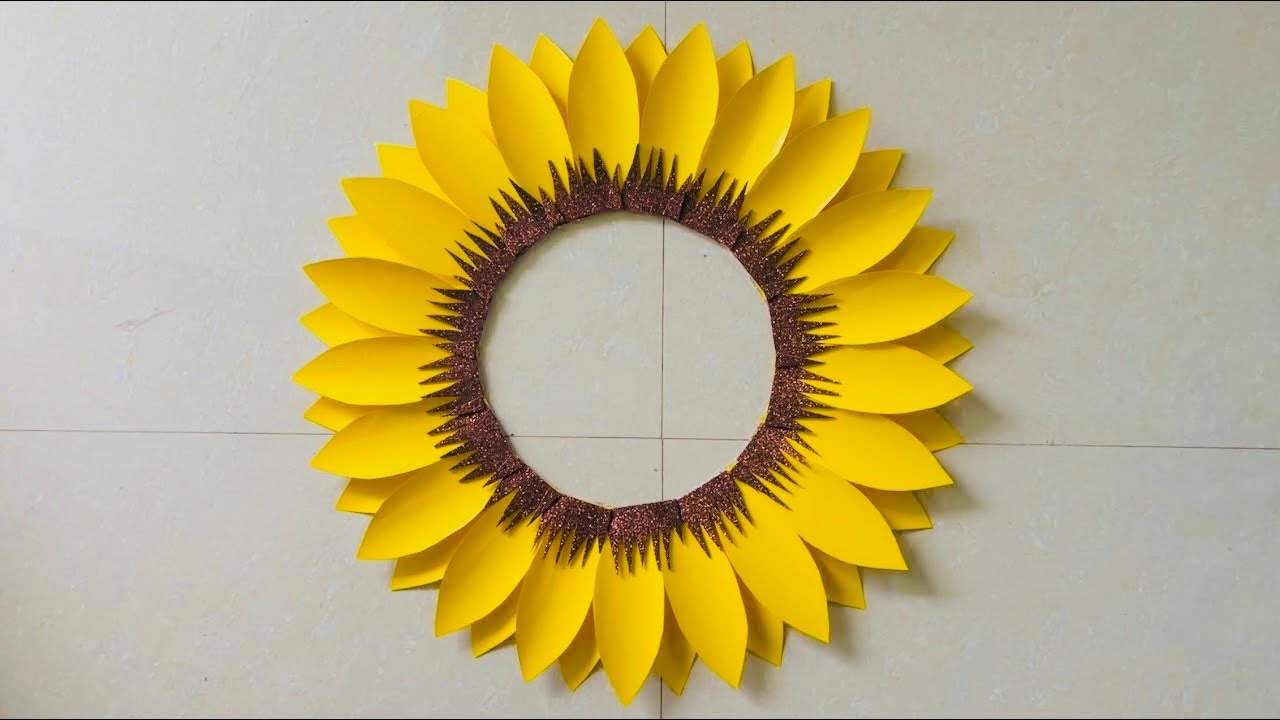 DIY Sunflower Face Mask | Easy & Beautiful Flower Craft