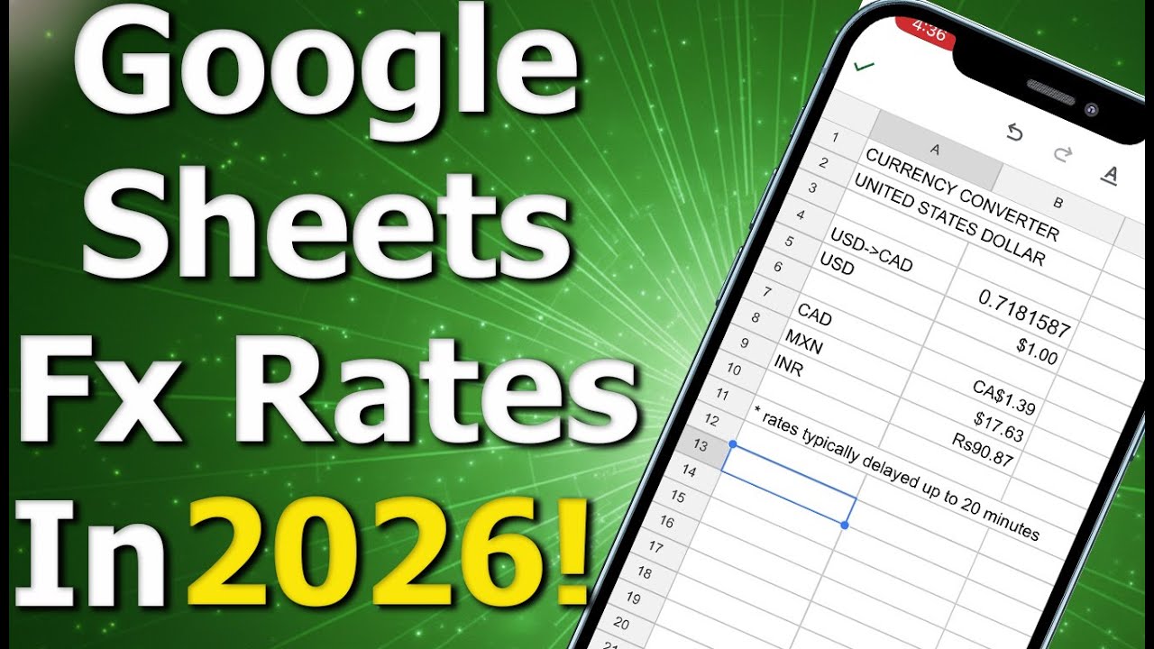 Конвертер валют в Google Sheets? Полное руководство — от простого до полностью автоматизированног...