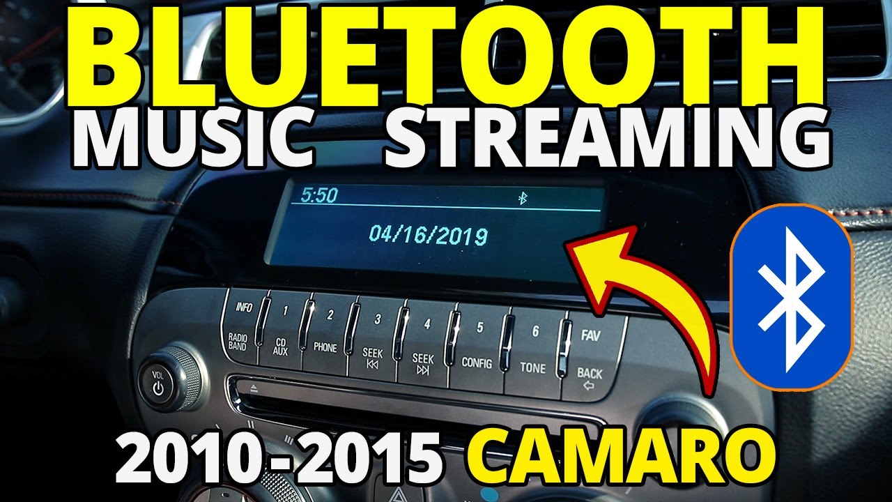 How To Connect Bluetooth 2010 - 2015 Camaro for Music Streaming