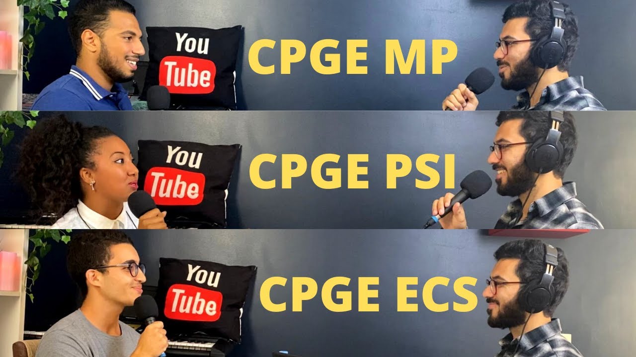 طلبة و خريجي الأقسام التحضيرية للمدارس العليا المتفوقين يشاركون تجربتهم و نصائحهم | MPSI PSI ECS ECT