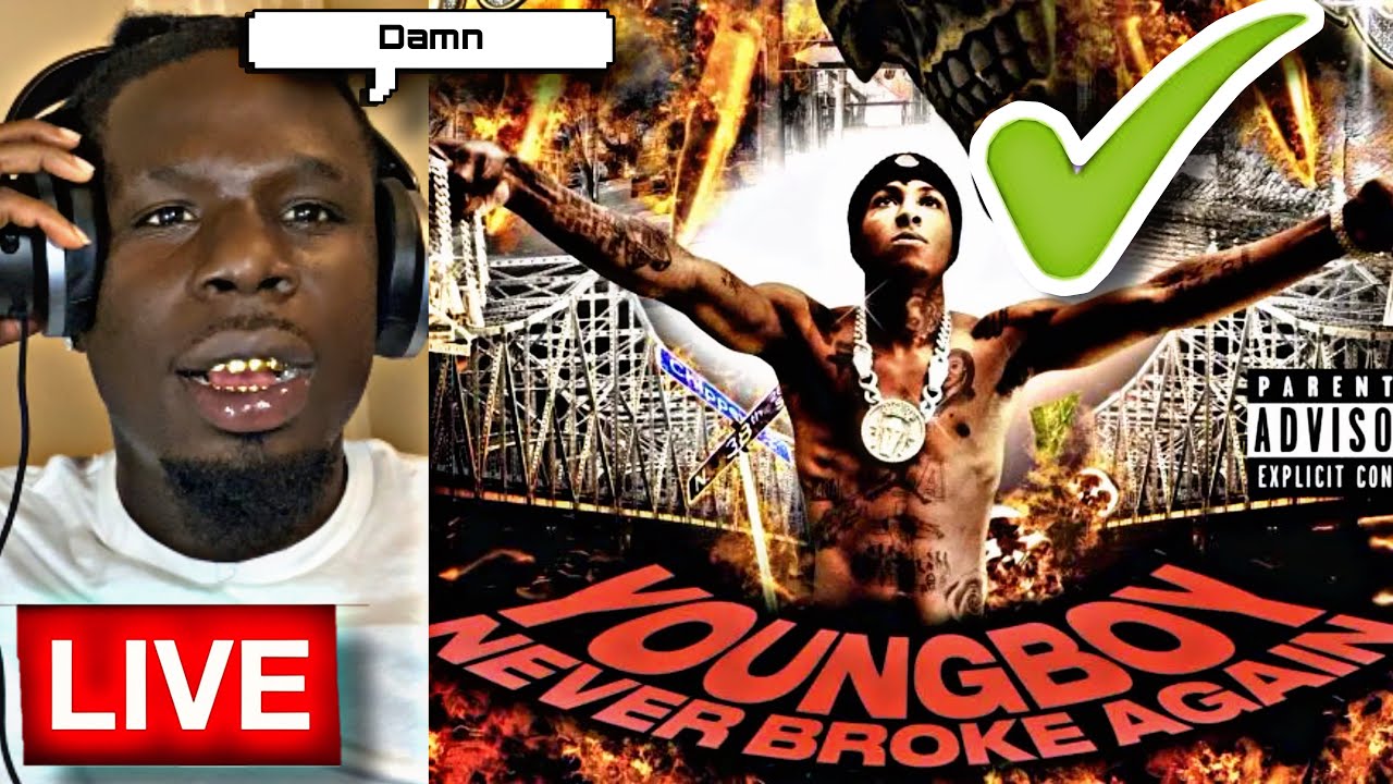 NBA YoungBoy - “Back On My Feet” (3800 Degrees) Album REACTION !
