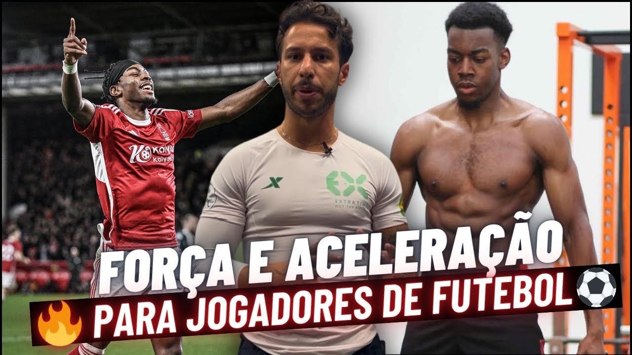 FIZ O TREINO DO ELANGA | Treino de Força e Velocidade ⚽️🔥