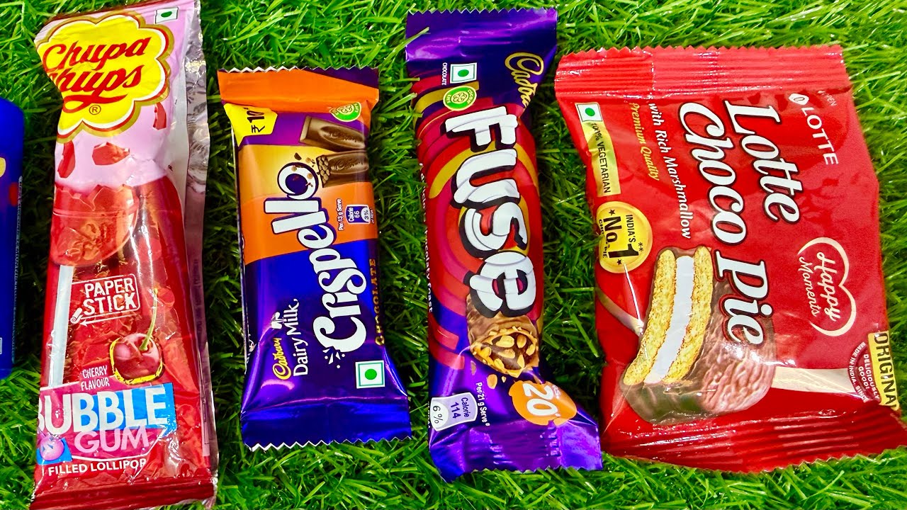 ASMR Most popular choco pie fuse and crispello / unboxing #asmr #viral ::