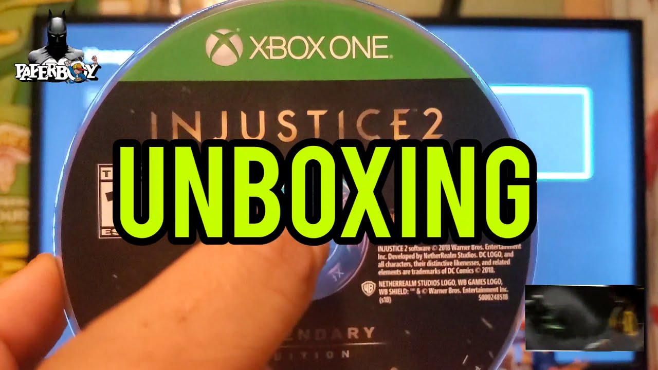 XBOX ONE-INJUSTICE 2-LEGENDARY EDITION-UNBOXING & GAMEPLAY