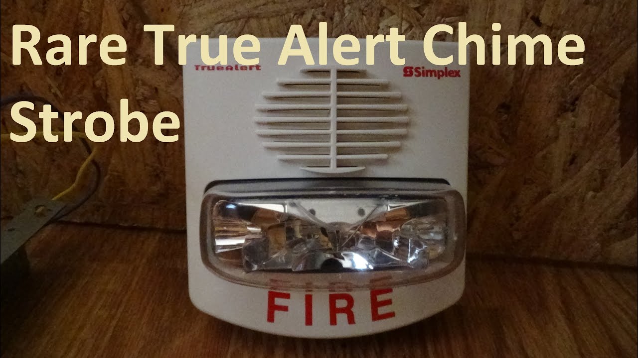 Review of the Simplex True alert chime Strobe (Rare)