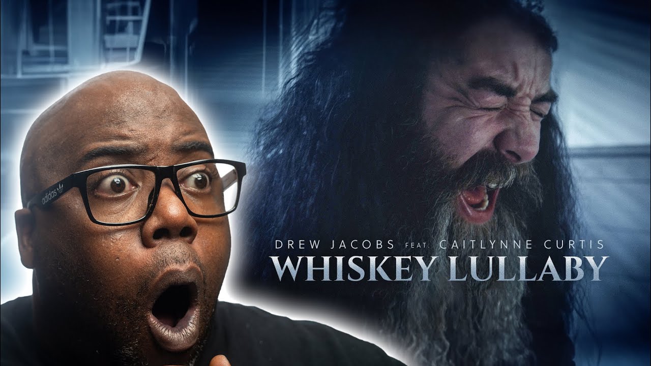 Whiskey Lullaby - DREW JACOBS feat @CaitlynneCurtis @BRADPAISLEY ROCK Cover | Reaction