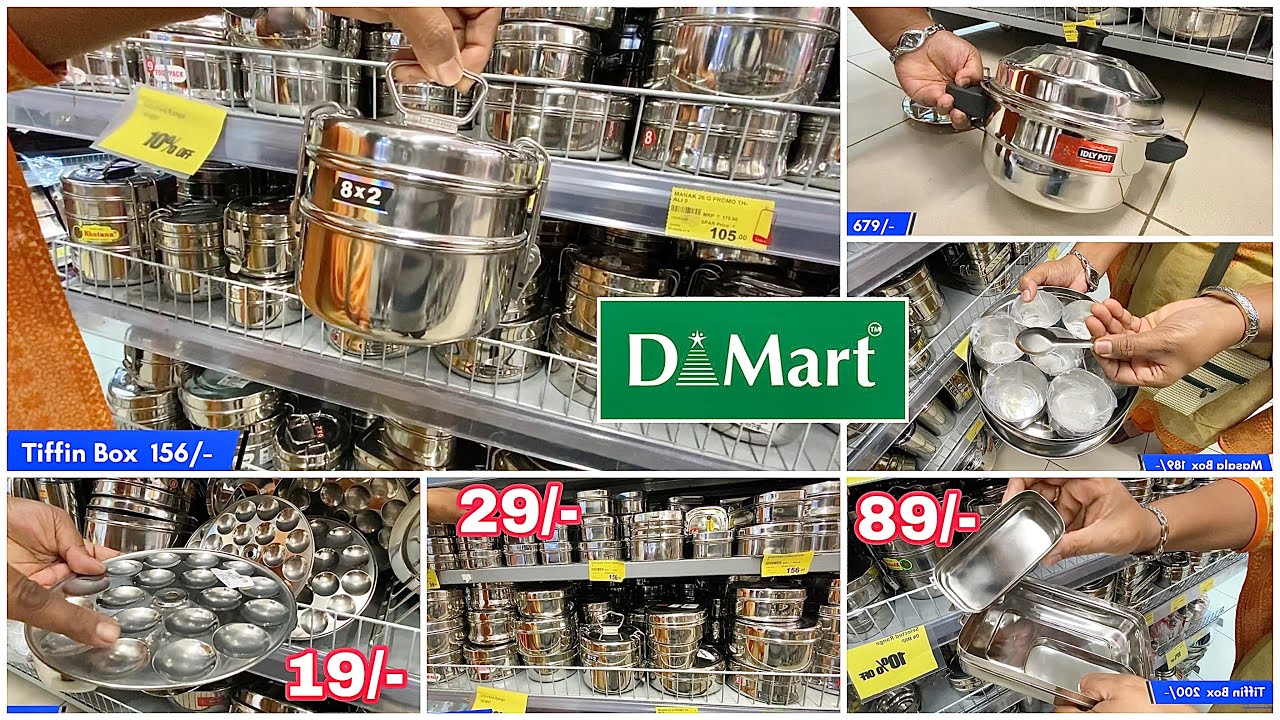 DMart Mega Sale: Deals End Soon! Stainless Steel Kitchen Products & Floor Mats Shop Now! Online
