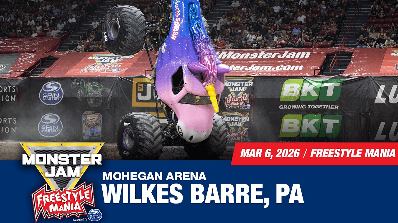 Monster Jam: Wilks-Barre, PA - 1 (Full Event) | March 6, 2026 | Freestyle Mania