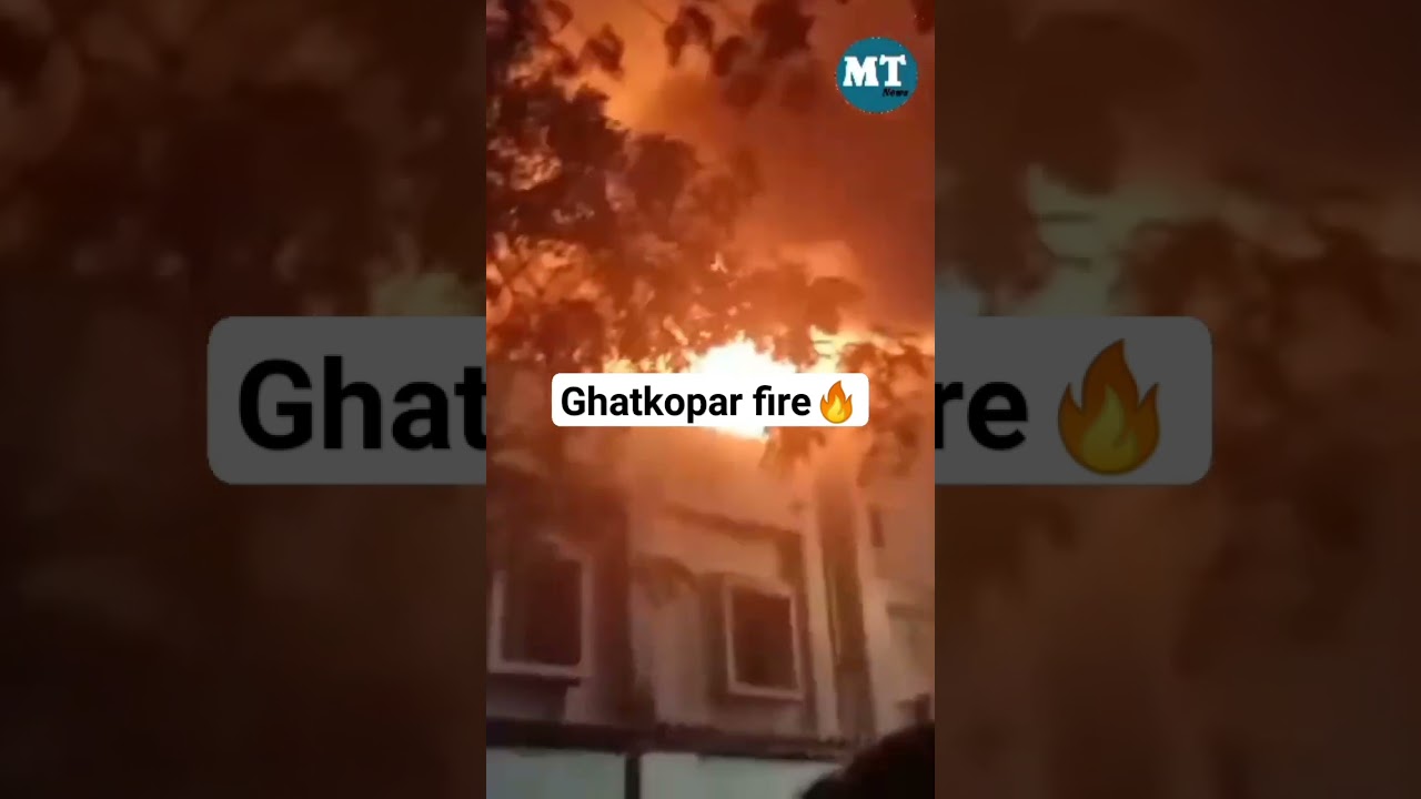 ghatkopar fire 🔥 narayan nagar kurla industrial estate .