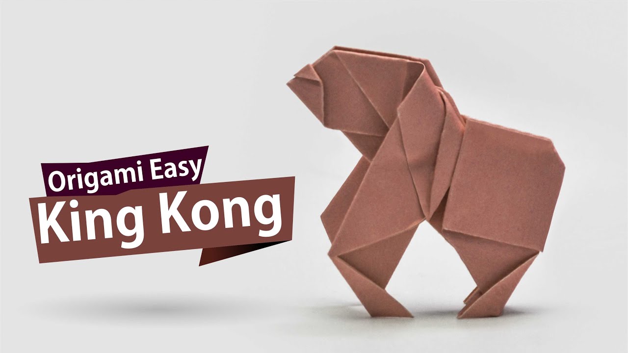 How to Make Origami King Kong Easy