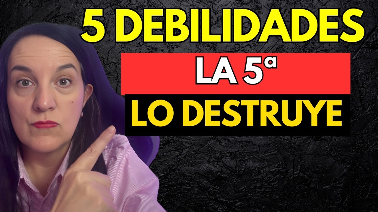¡DESCÚBRELAS! 5 DEBILIDADES del Narcisista para Derrotarlo