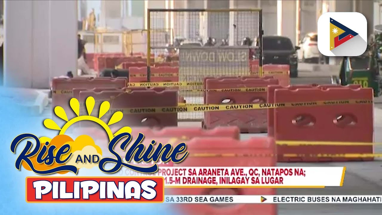Flood control project sa Araneta Ave., QC, natapos na; dalawang 1.5-M drainage, inilagay sa lugar