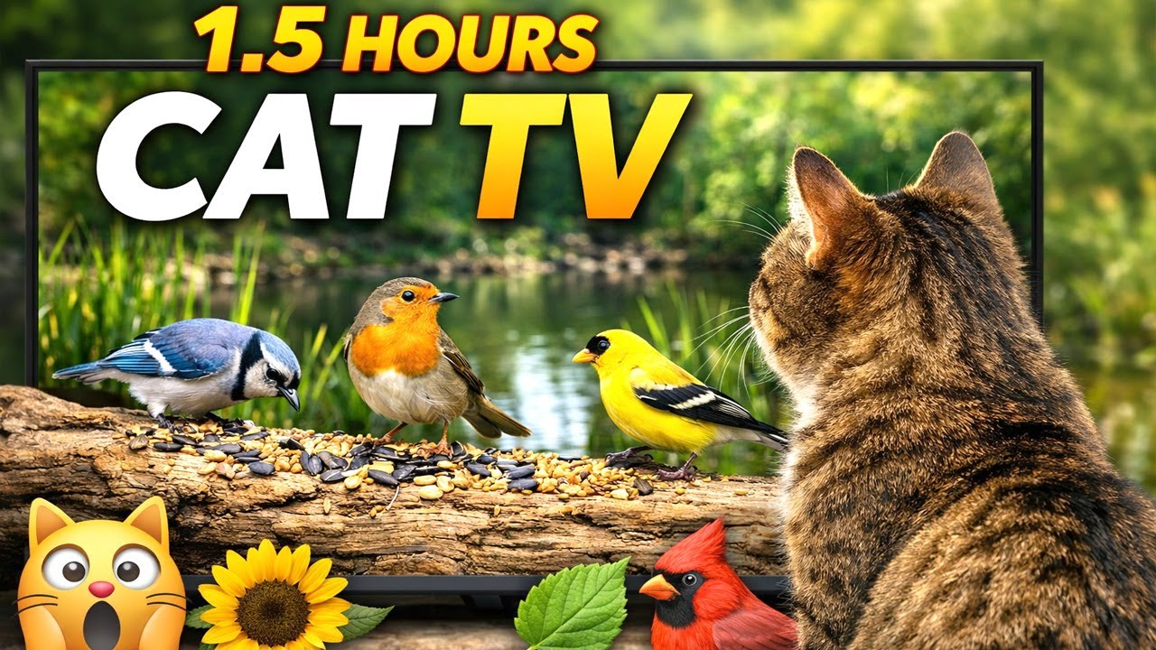 🚀 Cats Can’t Look Away 😺🐦 Non-Stop Birds & Relaxing Nature | Ultimate Cat TV 4K