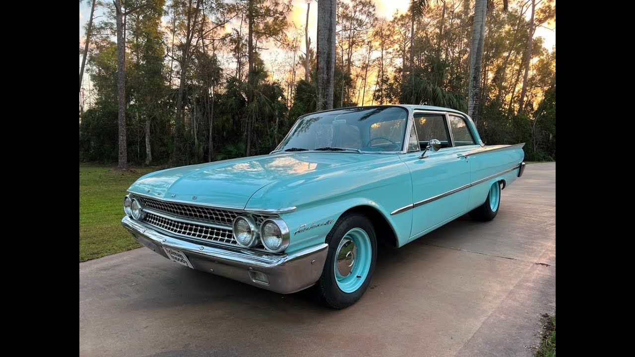 This 1961 Ford Fairlane 500 with a 428 Cobra Jet by Holman Moody is the Perfect Moonshine Runner