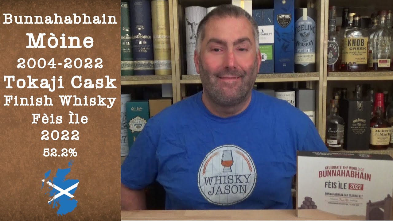 Bunnahabhain Mòine 2004-2022 Tokaji Cask Finish Fèis Ìle 2022 with 52.2% Single Malt Scotch Whisky